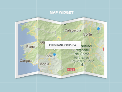 Map Widget ( .psd included ) map minimal widget