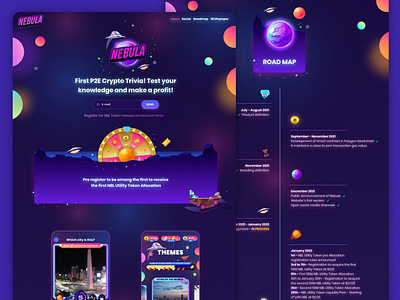 Nebula - Crypto Game Website 🚀