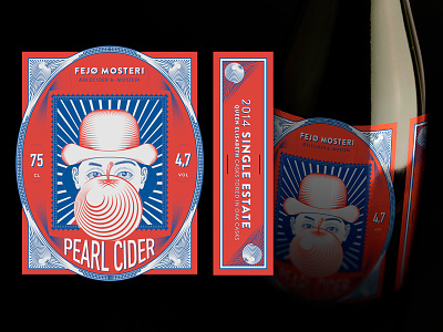 Fejø cider cider estate label packaging premium single vintage