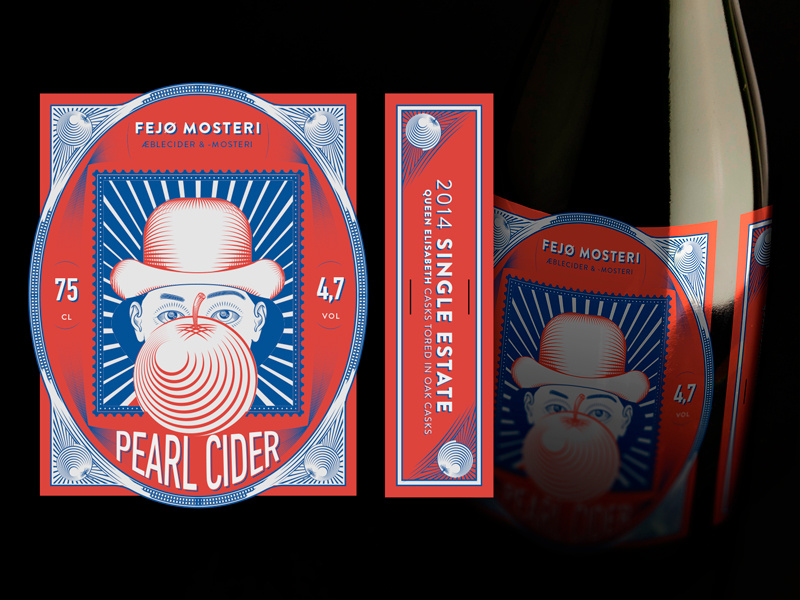 Fejø cider estate single vintage premium label packaging cider
