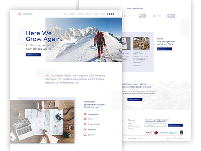 Austrian Media Company Website Concept