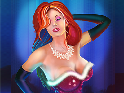 Cabaret cabaret casino games digital painting game art glamour women