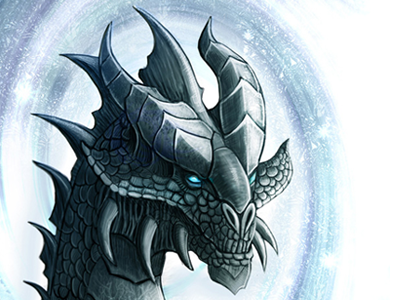 Dragon Borne concept art digital painting dragon game art illustration ui design