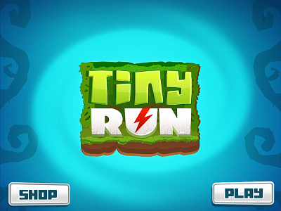 Tiny Run Logo game ui logo splash screen