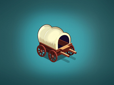Wagon farmville game ui icon