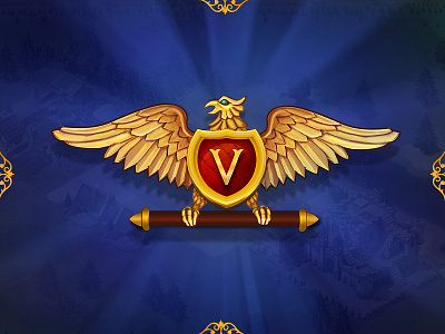 "V" for vendetta eagle icon fantasy ui game art game ui