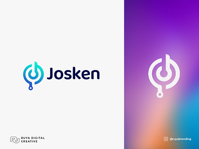 Josken Logo Design animation branding design graphic design illustration illustrator logo minimal motion graphics ui uxdesign