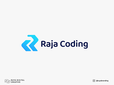 Raja Coding Logo Design branding design graphic design illustrator logo minimal