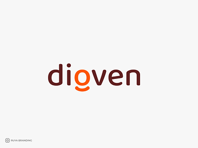 Logo Dioven branding design illustration illustrator logo minimal typography ui ux vector