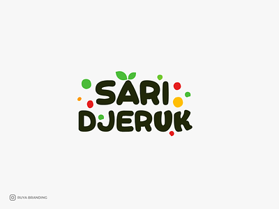 Sari Djeruk branding design illustration illustrator logo minimal typography vector