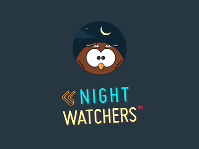 Nightwatchers awake leftshift moon night owl sketch sleep watch