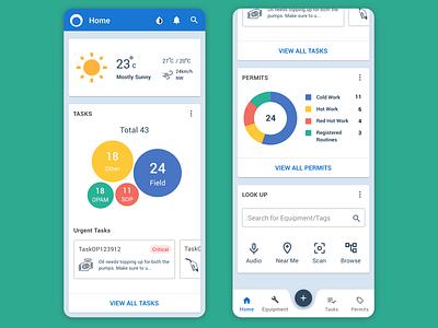 Mobile Dashboard activity app blue charts dashboard dashboard app dashboard ui home menu mobile mobile app mobile app design navigation tasks ui ux