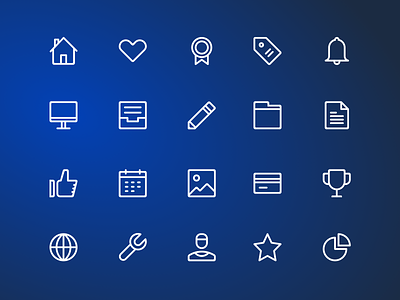 Basic Icons - Sketch Freebie alerts app calendar chart files home icons illustration image like settings