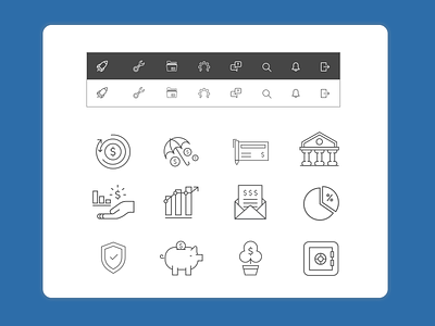 Icons Freebie finance financial generic icons sketch sketch app vector