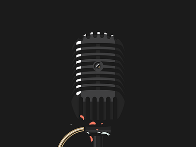 Style frame - Premium Beat 2d animation design design bootcamp flat high contrast illustration microphone music photoshop premium beat style frame