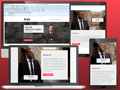 RAFA - Responsive email template email email campaign email development email templates html email responsive responsive email