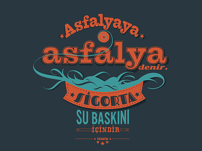 Asfalya izmir shirt t shirt tee tshirt typo typography