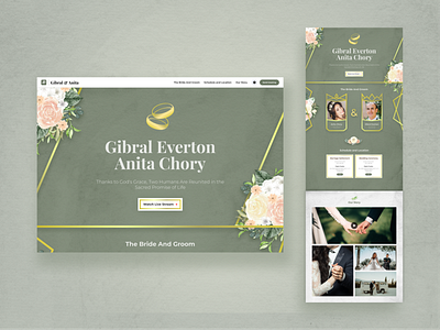 Wedding E-Invitation Website e invitation ui website wedding