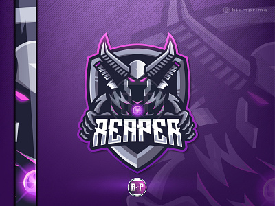 Reaper 💀 Esport Mascot Logo branding esport esport logo esports illustration logo logo esport mascot mascot logo reaper