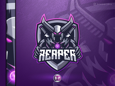 Reaper 💀 Esport Mascot Logo