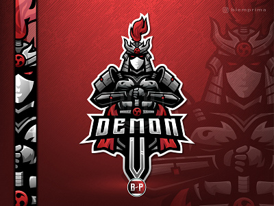 Demon Emperor 💀 Esport Mascot Logo