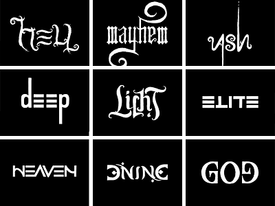 Ambigram series