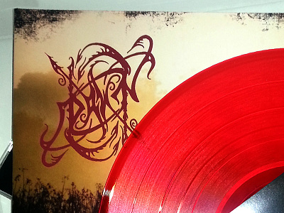 Dawn - Nær Sólen Gar Niþer... - LP, red transparent vinyl art design lp metal music vinyl