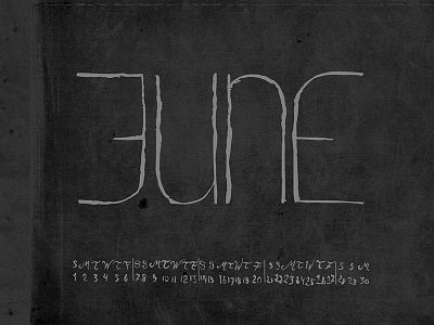 Letraspace June by Dawnland ambigram letraspace lettering