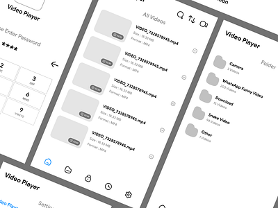 Video Player - Mobile App Design