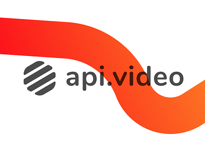 Introducing api.video api.video design gradient logo netflix streaming ui ux video website youtube