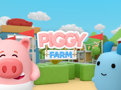 Piggy Farm Game android game game art game design illustration ios paladin engineering