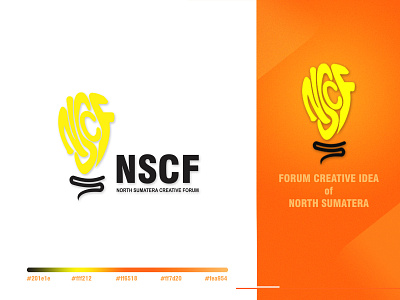 Nscf Logo company creative design design logo forum graphic identity logo