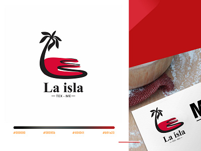 Concept logo for La isla