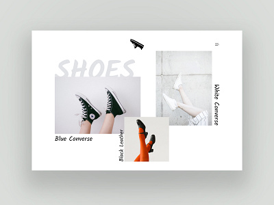 Shoes design psd ui ux webdesign website