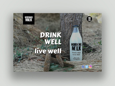 Morning Milk branding design logo psd typography ui ux webdesign website