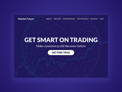 Marketfuture V2 branding design investment logo minimal psd stockmarket trading typography ui ux webdesign website