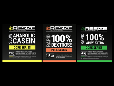 Resize Nutrition Labels branding design labels uiuxdesign vector