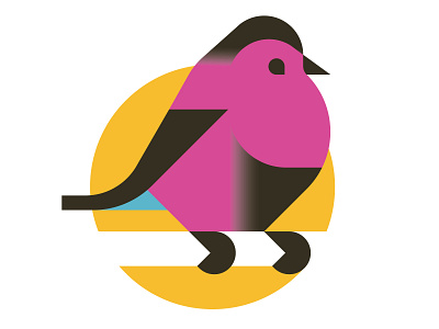 A bird animal bird illustration minimal print vector