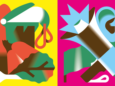 Don't waste food + get loud illustration magazine magazine illustration print vector vektorgrafik