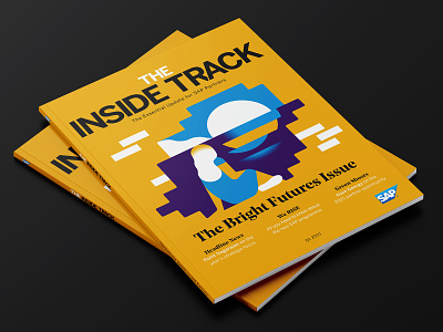 The Inside Track cover editorial illustration magazine vector vektorgrafik