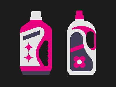 Cleanser cleanser flaschen illustration reinigungsmittel vector vektorgrafik