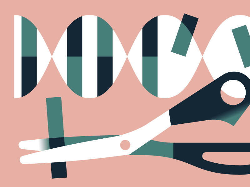 Genome Engineering vektorgrafik book vector illustration editorial science genome crispr