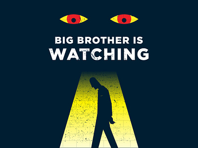 1984 (1) 1984 bigbrother georgeorwell illustration poster vector