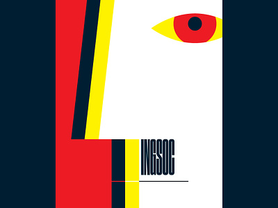 1984 (2) 1984 bigbrother georgeorwell graphicdesign ingsoc poster vector vector illustration