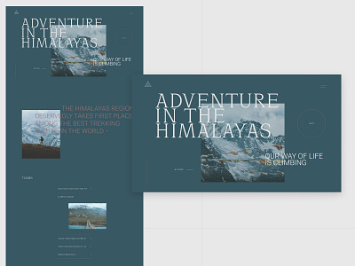 Welcome to the Himalayas. Promo website adobe photoshop adobe xd clean design figma minimal minimalism style typography ui ux web