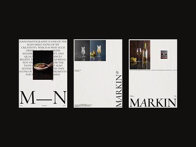 Markin portfolio. The elements of identity. branding grid layout identity interaction minimal typography whitespace