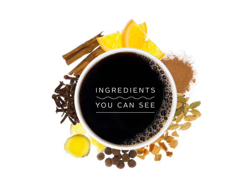 Ingredients You Can See typography photography natural ingredients eatsa food photography coffee