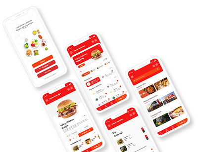 Restaurant APP UI app branding designs graphic design graphicdesign vector web web design webdesign website website design