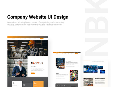 Corporate Website UI adobe app branding design development figma illustration logo ui uiux user interface web web design webdesign website website design