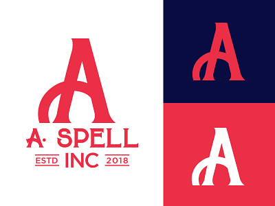 A Spell Inc. Round 1 Revisions design hand lettered hand lettered logo hand lettering logo logo design logo process logotype monogram